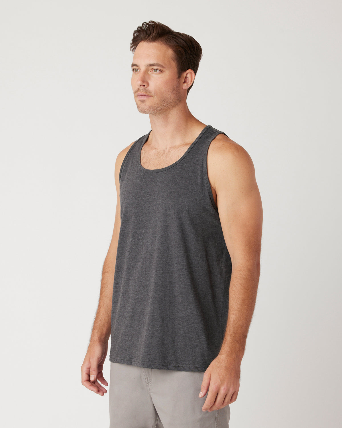 Men's Tank Top, Charcoal Grey