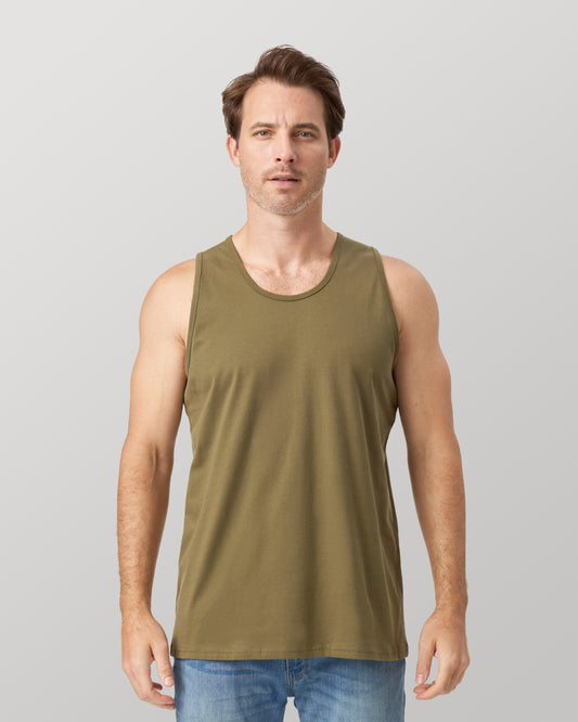Men's Tank Top, Army Green