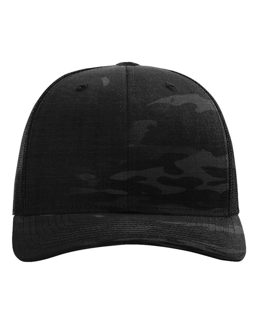 Richardson 112 Tactical Hat Cam Black