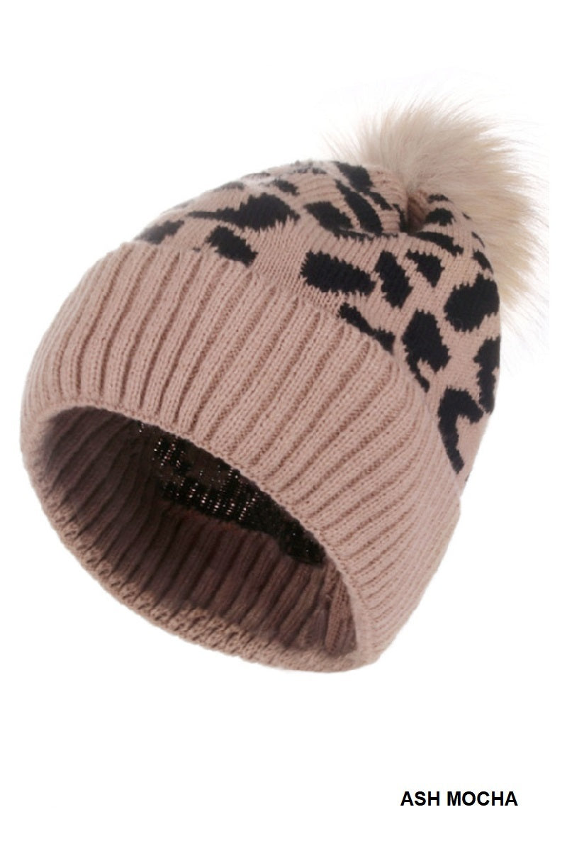 Leopard Beanie