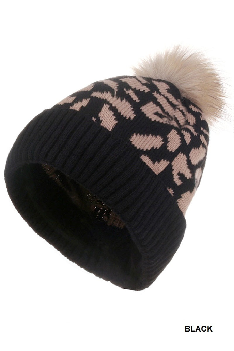 Leopard Beanie