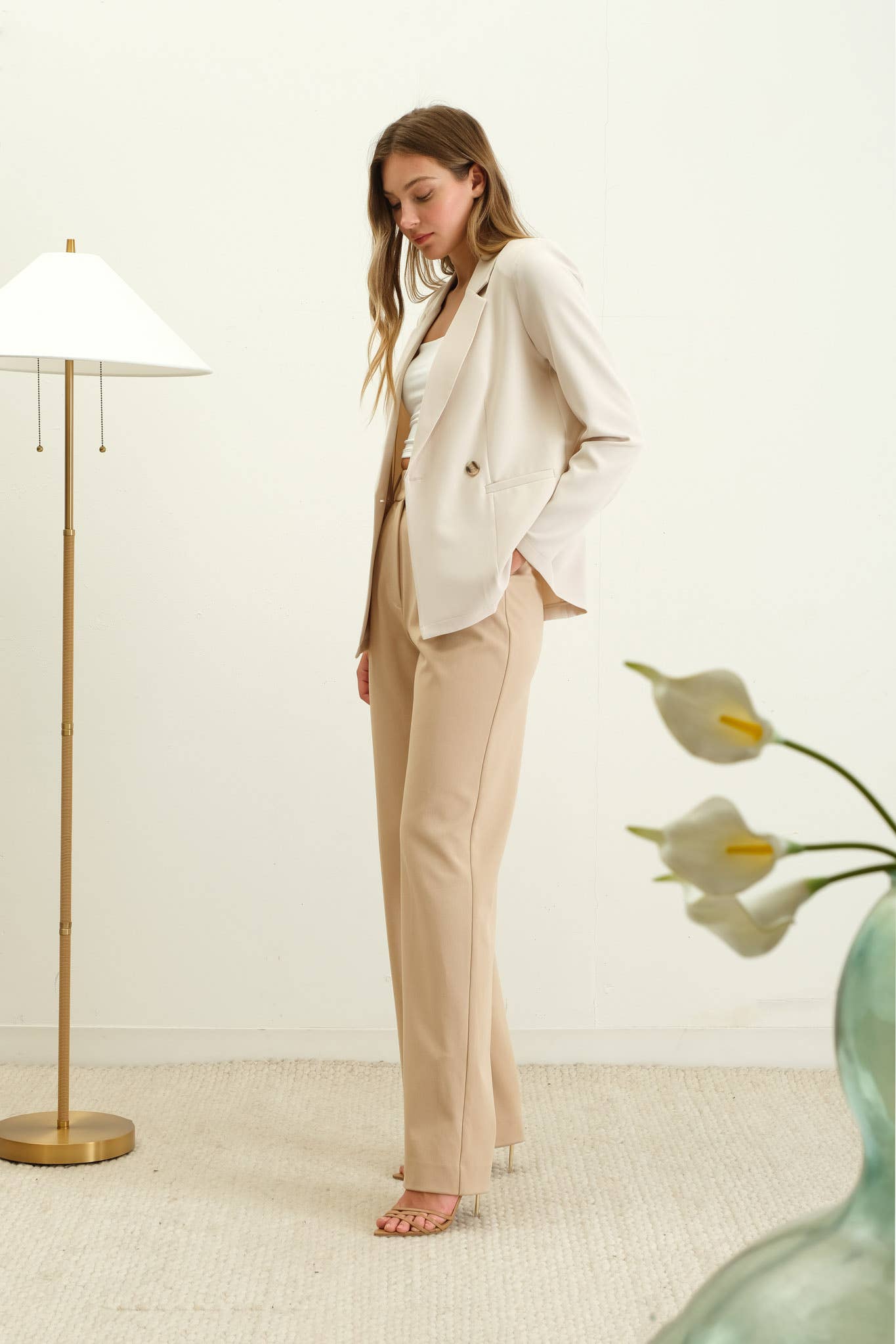 DOUBLE BREASTED BLAZER