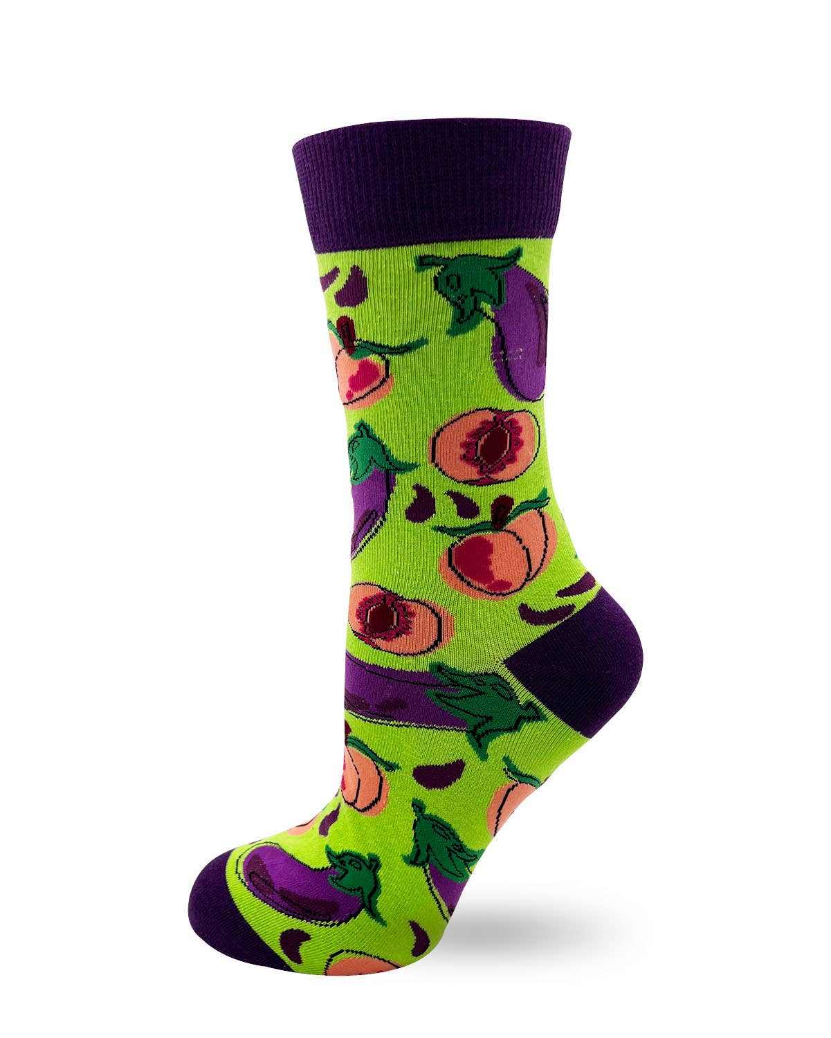 Eat Your Fruits and Veggies Ladies' Socks