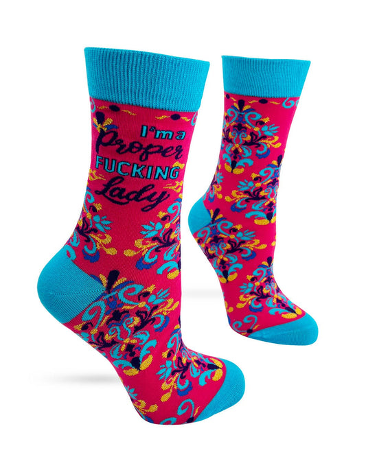 I'm a Proper Fucking Lady Women's Socks