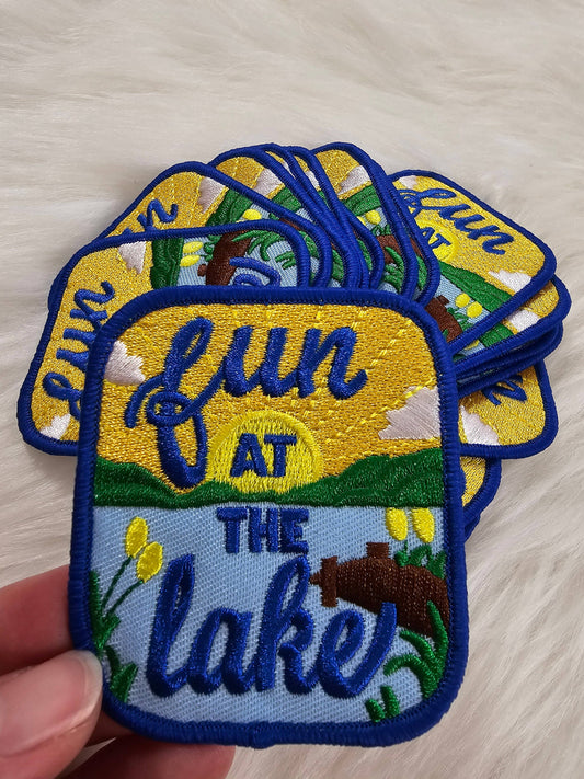 Fun at the Lake Embroidery Patch