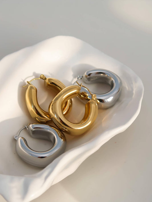 Classic U Hoop Earring