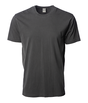 Men's T-Shirt, Black, Pigment Dye, 100% Cotton