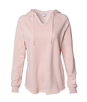 Women's, Pullover Hoodie,  Blush, 52% Cotton, 48 Polyester, Super Soft